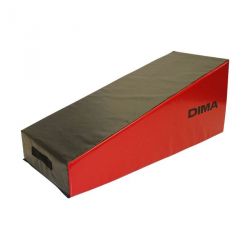 PLAN INCLINÉ EN MOUSSE NOIR ET ROUGE - DIMASPORT