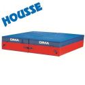 Housse de remplacement pour matelas de reception monobloc juxtaposable