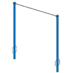 GYMNASTICS HIGH BARS WITHOUT CABLES - DIMASPORT