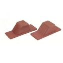Rubber starting block - per pair