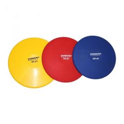 DISQUE INITIATION CAOUTCHOUC SOUPLE -LOT DE 3 | ATHLÉTISME| DIMASPORT