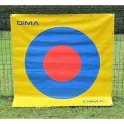 Cible bache verticale de visee pour lancer 130x130cm