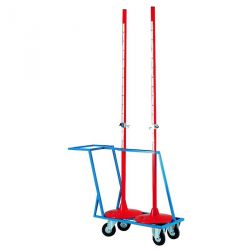 Chariot de transport pour poteaux hauteur