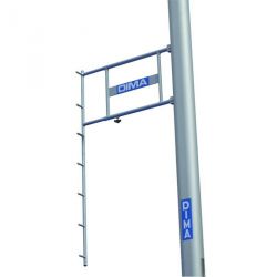 Potence multiposition pour poteau perche competition la paire