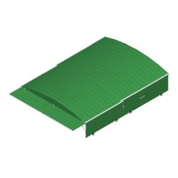 Garage integral sur roues fixes pour sautoir perche federal 8.20 x 6.40m