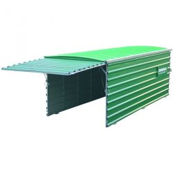 Garage / abri extérieur pour rangement matériel 5.10 x 2.20 x 1.90 m