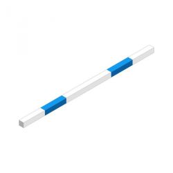 Poutre bois de remplacement pour haie de riviere 3.66 m