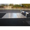 Recouvrement aluminium pour fosse de steeple(profondeur 50 a 70 cm)