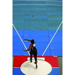 SURFACE / TAPIS DE RÉCEPTION POUR LANCER DE POIDS | DIMASPORT