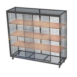 GRANDE ARMOIRE SUR ROULETTE -RANGEMENT MATÉRIEL SPORTIF -200X65X188CM