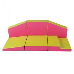 Parcours apprentissage de la marche grand espace 240 x 100 x 60 cm