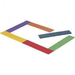 Ligne de marquage au sol pvc 35 x 7.50 cmlot de 6 avec sac