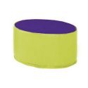 MINI POUF OVAL EN MOUSSE POUR ENFANT 26X34CM