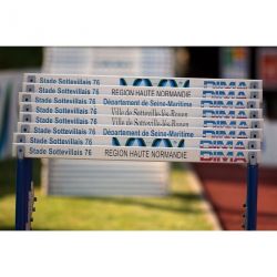 Latte pvc personnalisee pour haie prestige/internationale aluminium