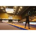 Piste de course surelevee avec butoir integre element de longueur 2.50m x largeur 1.22 m