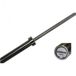 BARRE OLYMPIQUE DE MUSCULATION 15KG - CAPACITÉ 300KG - DIMASPORT