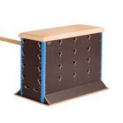 PROTECTION CUIR BOXES PARKOUR RECTANGULAIRE  149 X 54 X 6 CM