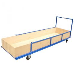 CHARIOT HAIES SCOLAIRE EPS  AVEC COFFRE POUR RANGEMENT MATERIEL