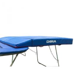 MATELAS DE SÉCURITÉ TRAMPOLINE  AVEC MODULE AMOVIBLE BISEAUTÉ  240X300X20CM