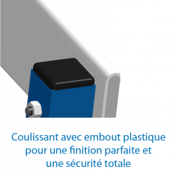 Haie internationale electrozinguee automatique
