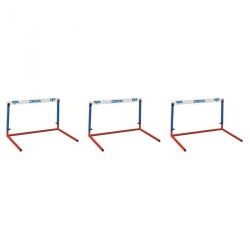 HAIES SCOLAIRES D'ATHLÉTISME 10 HAUTEURS - LOT DE 3 OU 6 - DIMASPORT