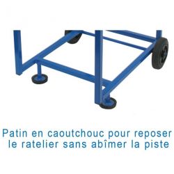 CHARIOT DE TRANSPORT DE POIDS - 10/16 POIDS | DIMASPORT