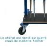 Chariot de transport de javelots