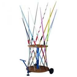 Ratelier circulaire pour javelots