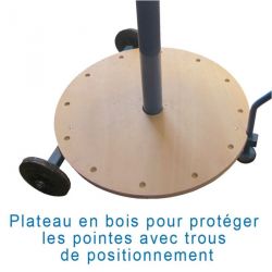 Ratelier circulaire pour javelots