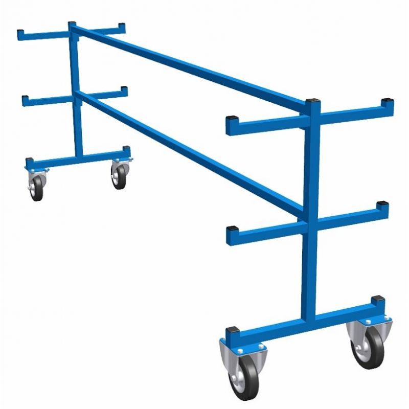 Mobile pole rack Mobile pole rack