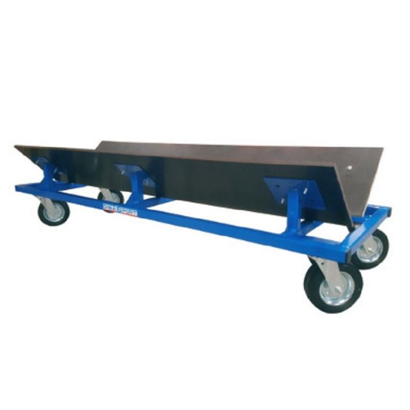 CHARIOT DE TRANSPORT POUR PISTE ENROULABLE SUR ROULETTE CHARIOT DE TRANSPORT POUR PISTE ENROULABLE SUR ROULETTE
