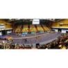 Piste de course surelevee avec butoir integre element de longueur 2.50m x largeur 1.22 m