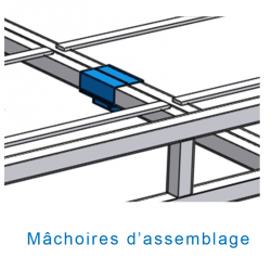 Caillebotis galvanise pour sautoir perche basic4.25x5.00x0.10m