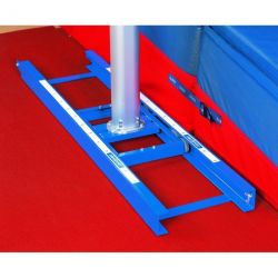 Standard pole vault rails with slider carts - width 350mm(per pair)