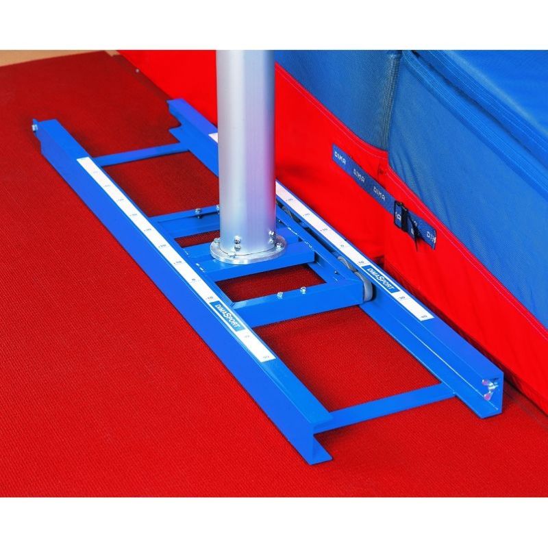 Standard pole vault rails with slider carts - width 350mm(per pair) Standard pole vault rails with slider carts - width 350mm(per pair)