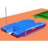 Pole-vault rail with sliding cart - width 350mm to be fixed or embedded per linear meter