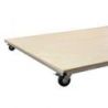 TRANSPORT CART ON WHEELS 200X200X10CM | DIMASPORT