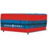 Matelas repliable en 3 partiessur caillebotis central