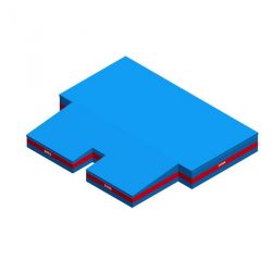 SAUTOIR PERCHE BASIC COMPLET 4.25X5.00X0.60/0.40M | DIMASPORT