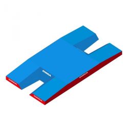 Matelas perche meetingdouble entree monohousse10.00 x 5.00 x 0.80/0.50m