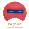 Module mousse pedagogym rond en 2 parties long.120cm x ø40cm