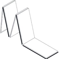 FULLY ASSEMBLING BY VELCRO GYMNASTICS TRACK - DIMASPORT