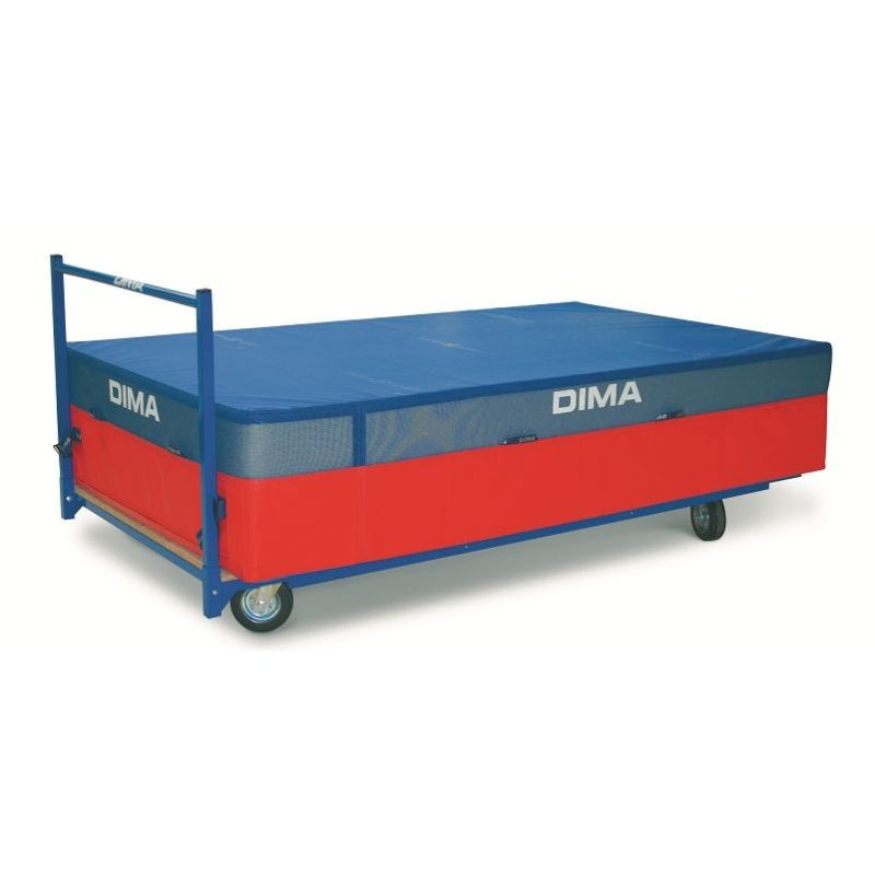 CHARIOT DE TRANSPORT POUR MATELAS ET SAUTOIR 250x122CM - DIMASPORT CHARIOT DE TRANSPORT POUR MATELAS ET SAUTOIR 250x122CM - DIMASPORT