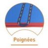Chemin de gymnastique classique associatif velcro en bouts