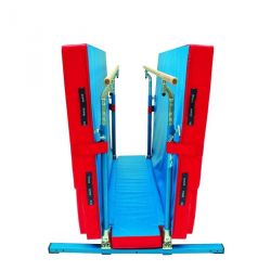 Barres paralleles a poser avec roulementset matelas integres