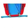 Free-standing uneven bars with rollers and mattress