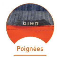 Matelas de receptiondouble densite reversiblesolidaire en bouts