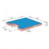 MATELAS DE CHUTE JUDO NAGE-KOMI AVEC ENCOCHE 240X200X20CM | DIMASPORT