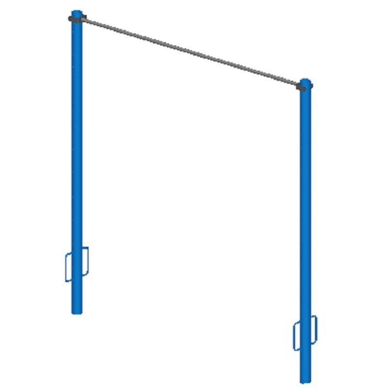 GYMNASTICS HIGH BARS WITHOUT CABLES - DIMASPORT GYMNASTICS HIGH BARS WITHOUT CABLES - DIMASPORT