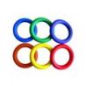 Anneaux caoutchouc - lot de 6